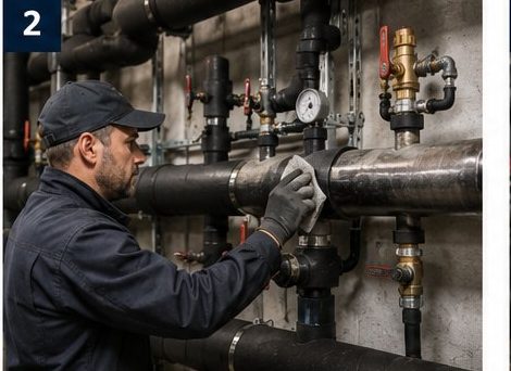 Préparation et nettoyage des canalisations