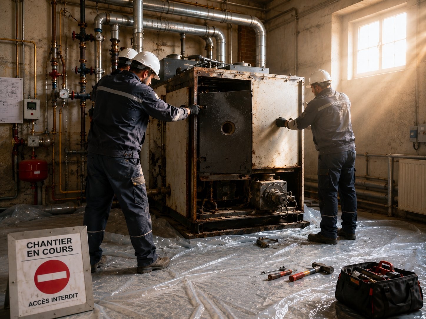 Préparation du chantier