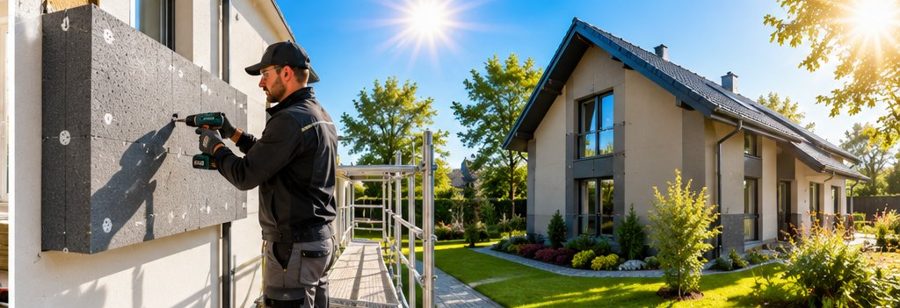 Isolation thermique par l'extérieur en façade