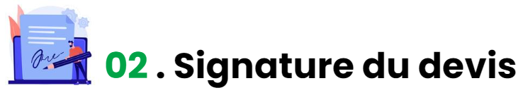 signaure devis