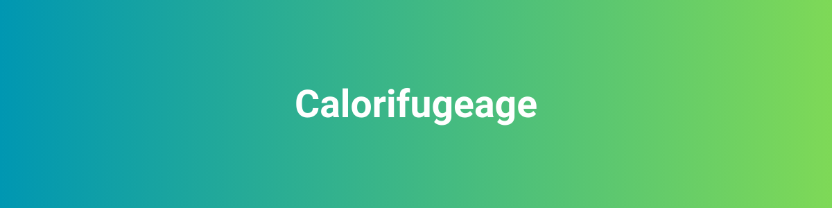 Calorifugeage